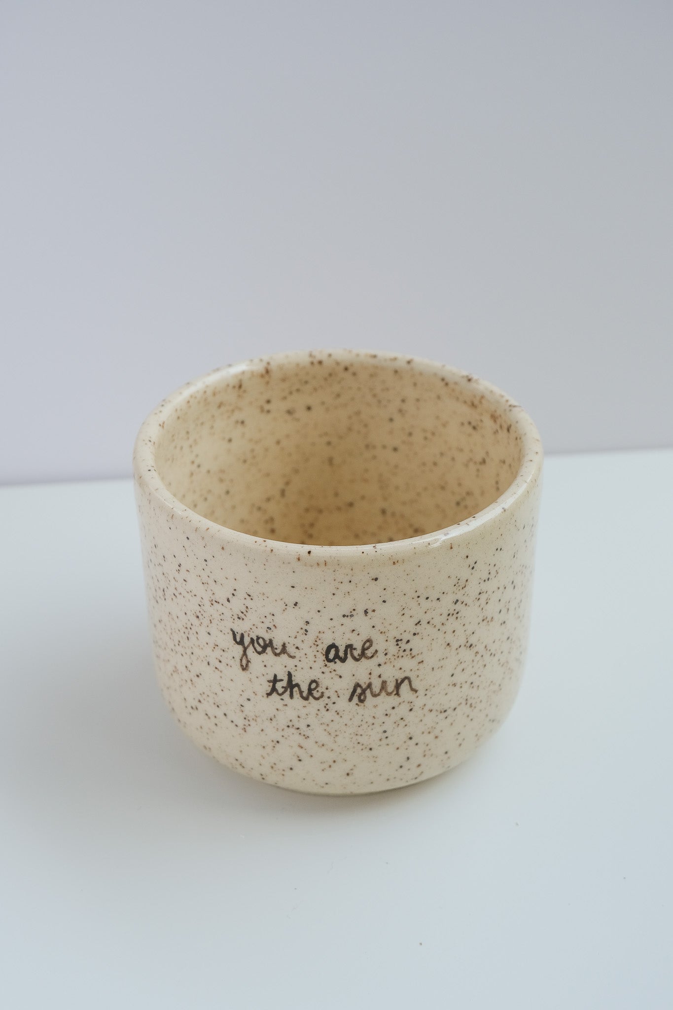'you are the sun' mini cup