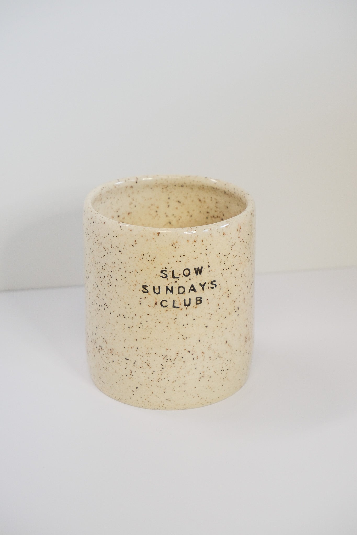 'slow sunday club' dimple cup