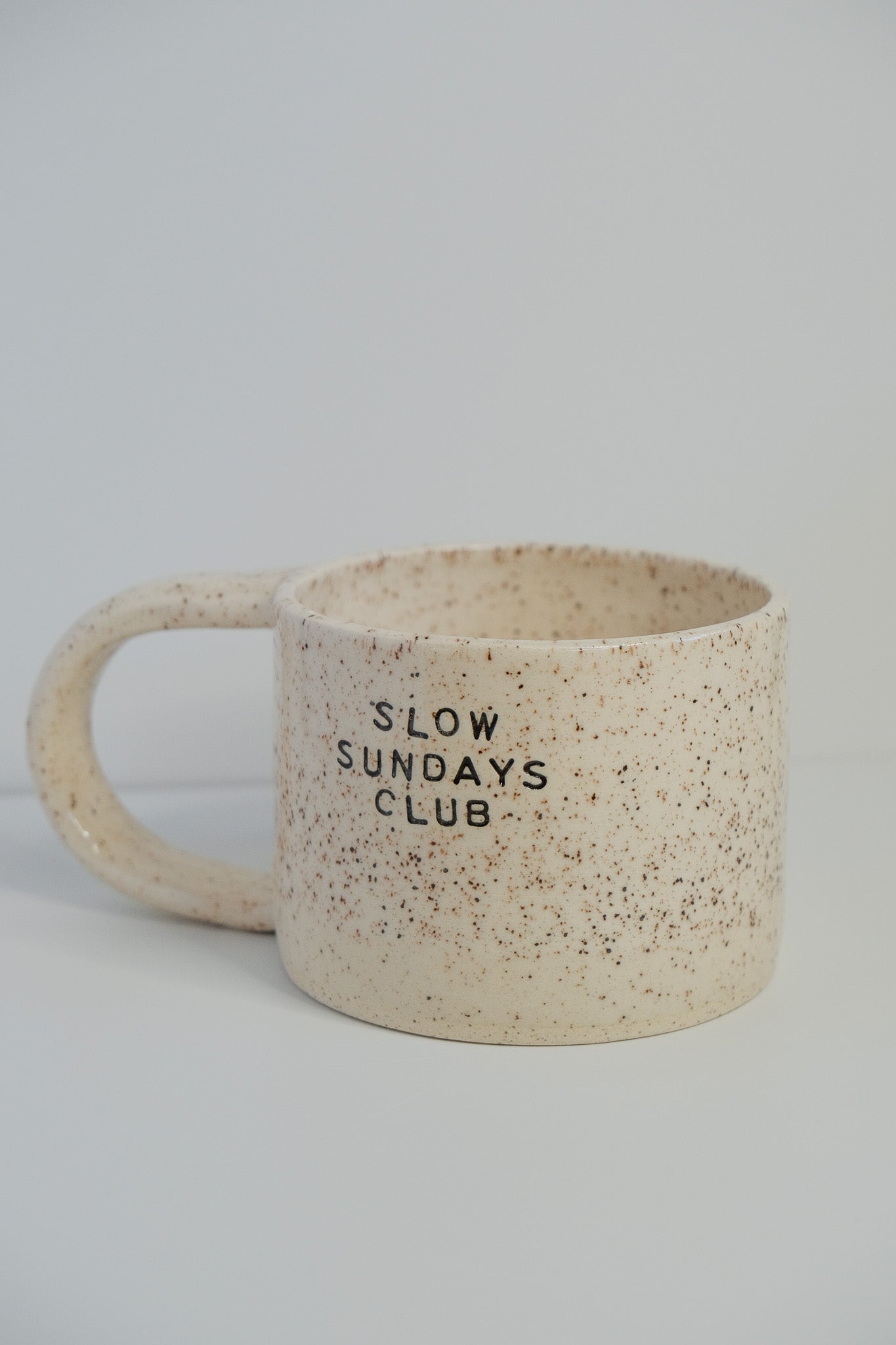'slow sundays' mini mug