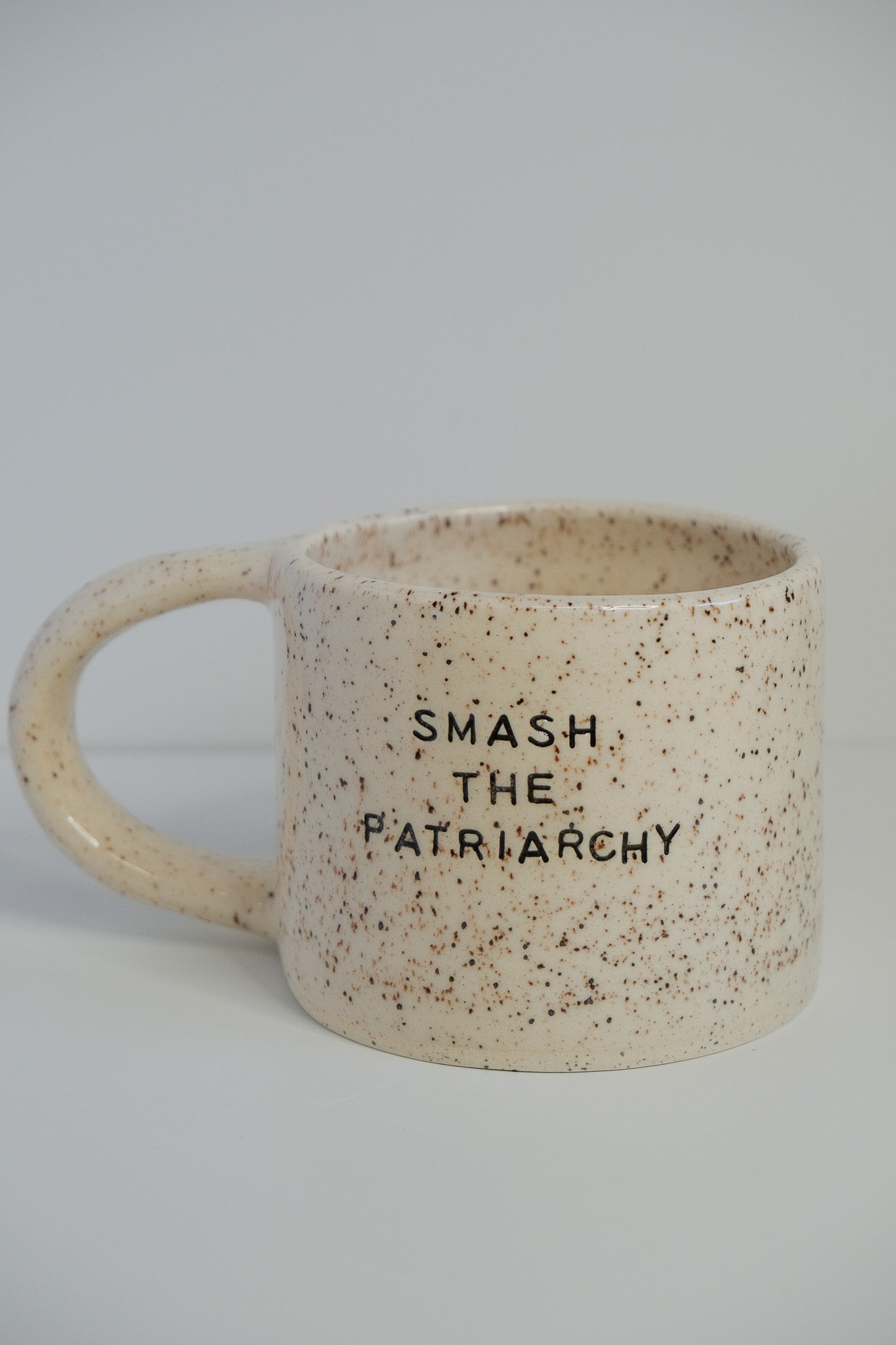 'smash the patriarchy' mini mug