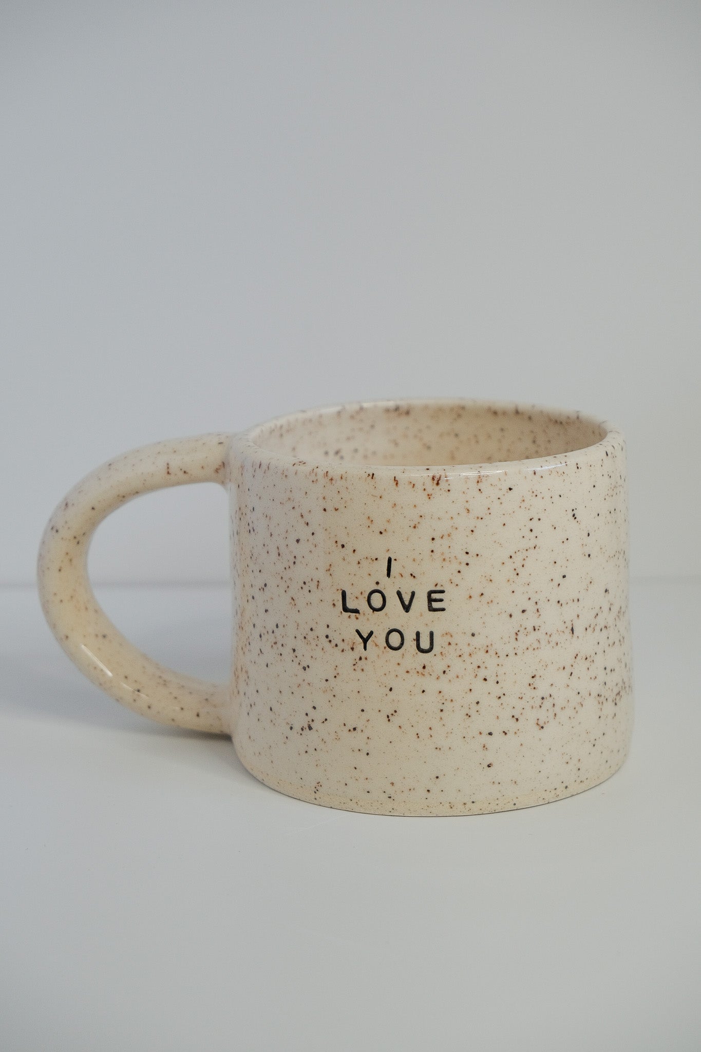 'i love you' mini mug
