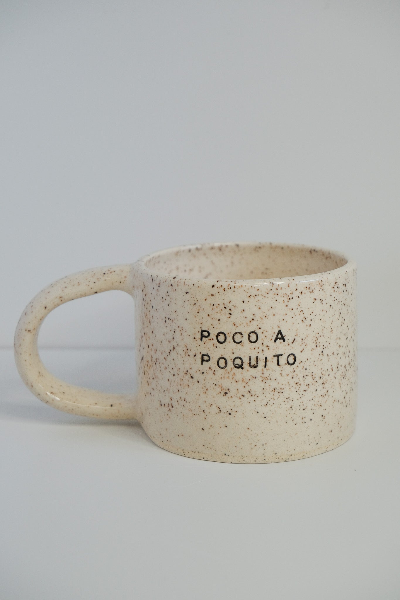 'poco a poquito' mini mug
