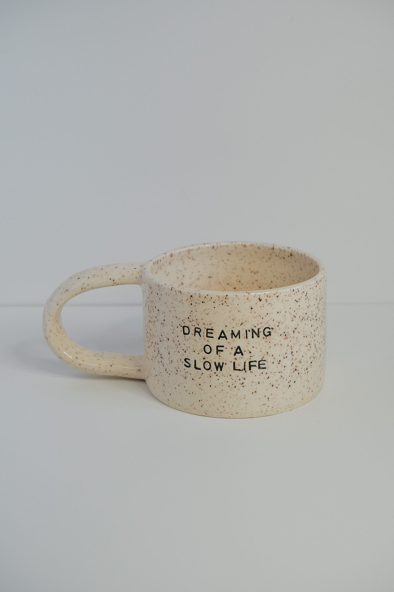 'dreaming of a slow life' mini mug