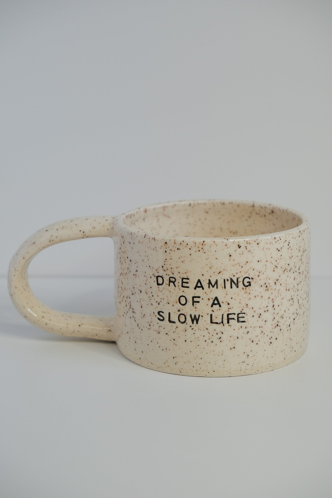 'dreaming of a slow life' mini mug