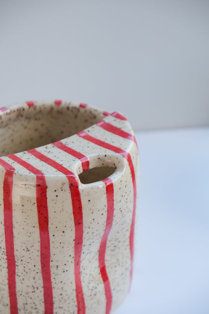 striped travel tumbler