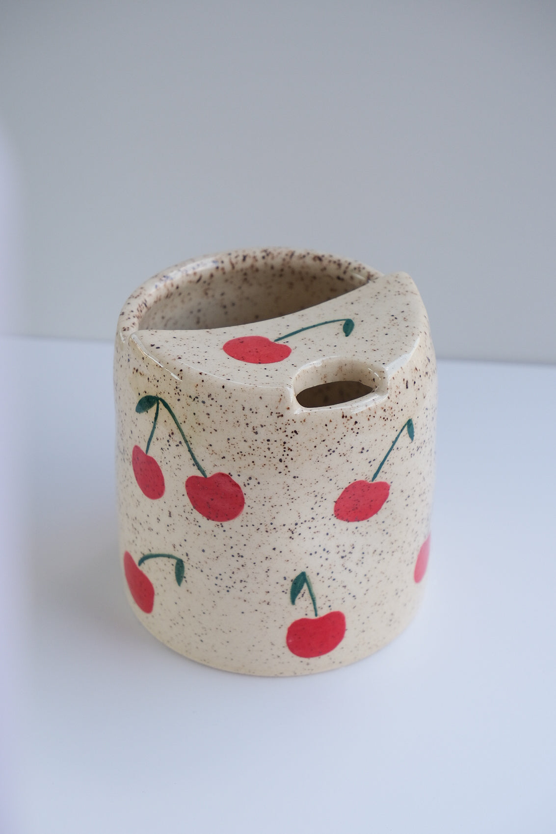 very cherry travel tumbler