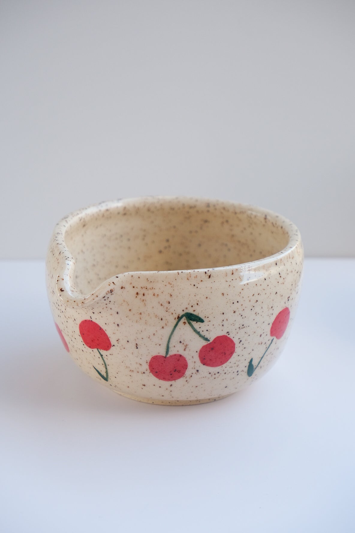 very cherry matcha bowl