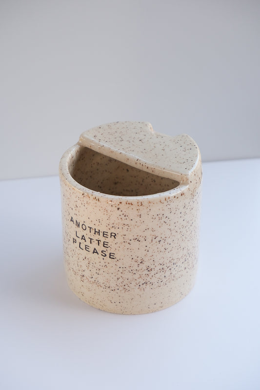 ‘another latte please’ travel tumbler