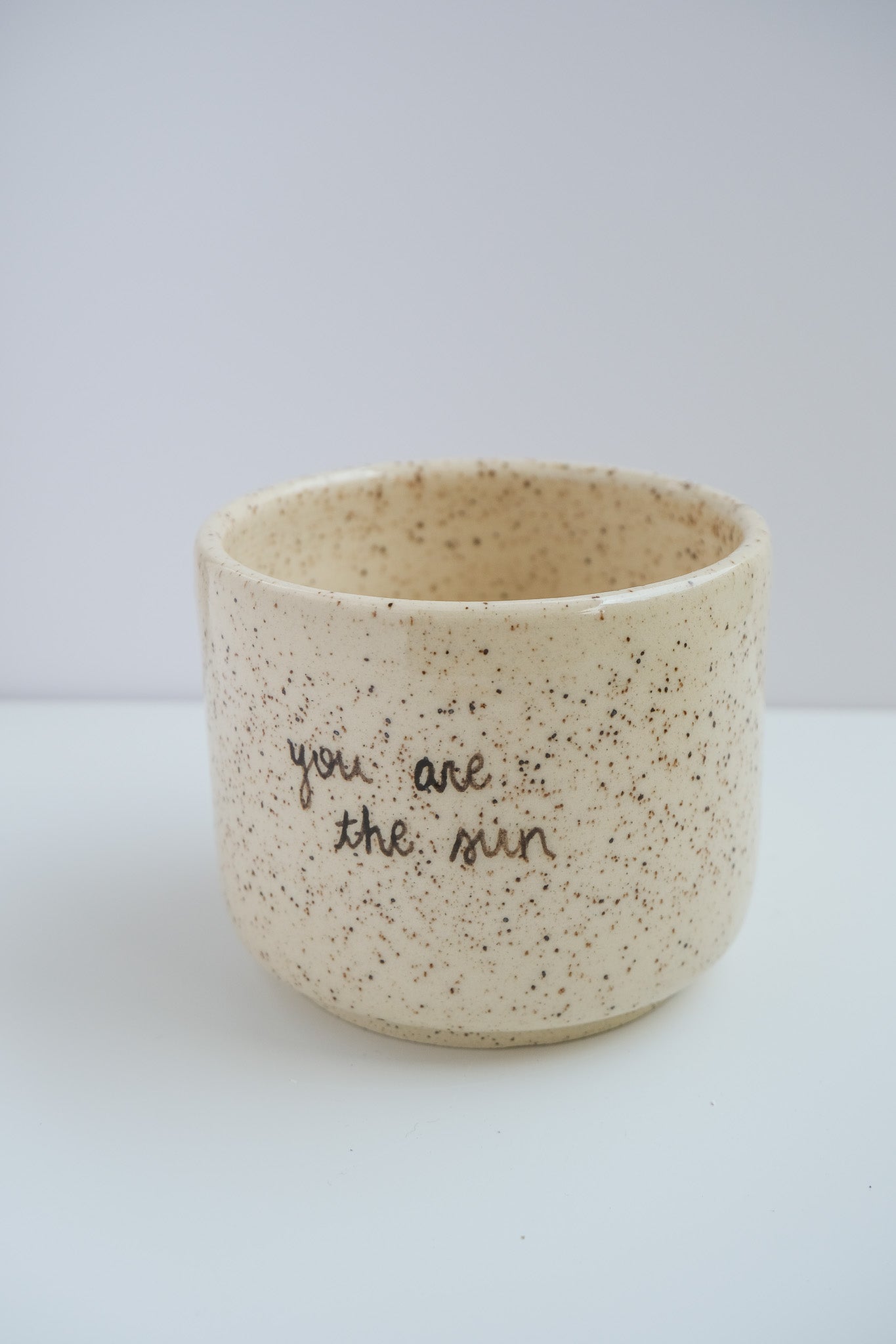 'you are the sun' mini cup