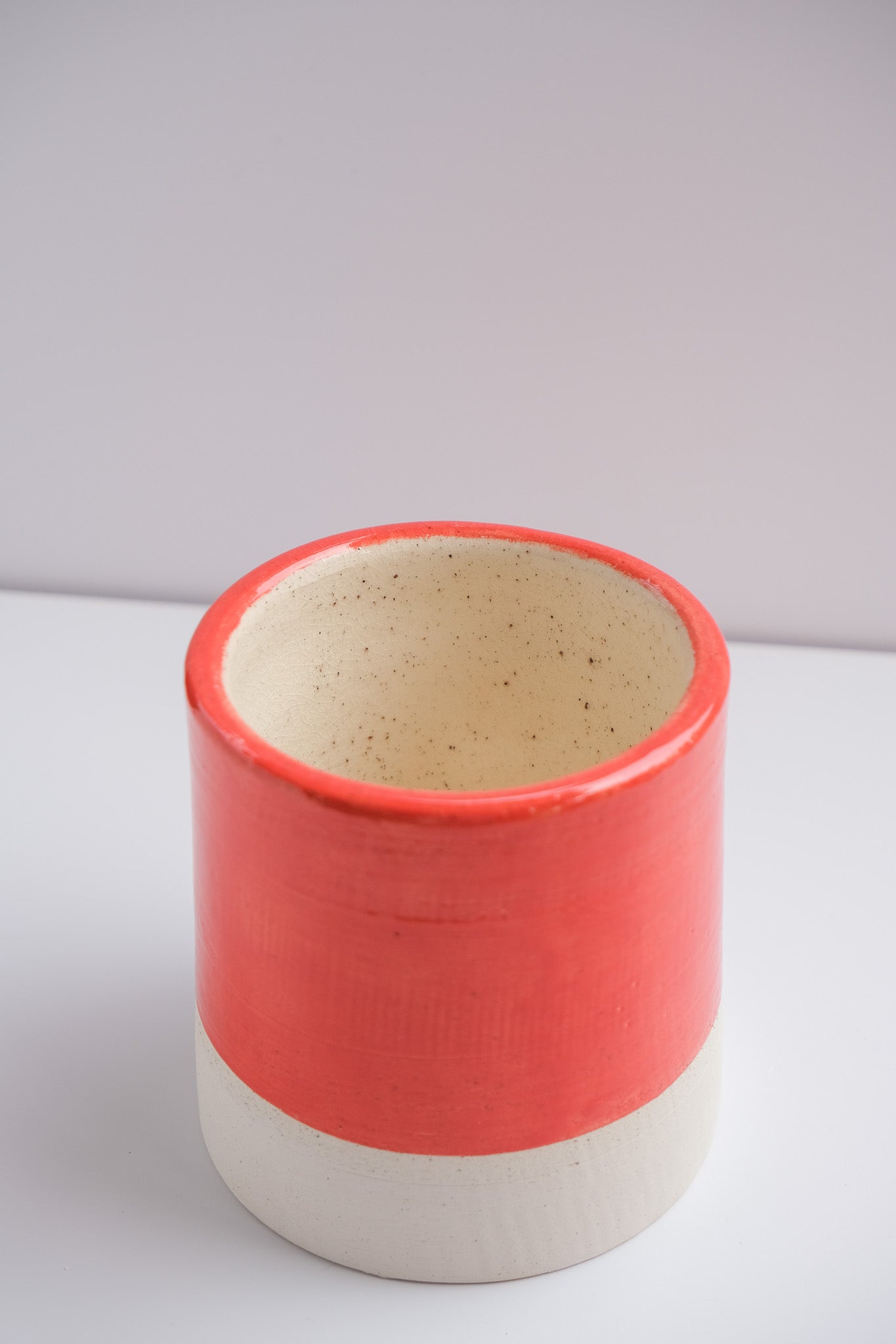 sale red mini vase