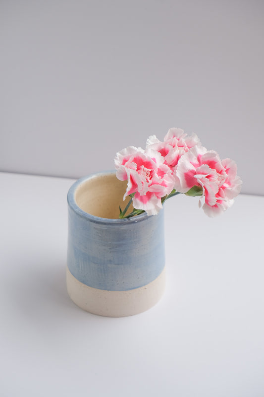 sale blue mini vase