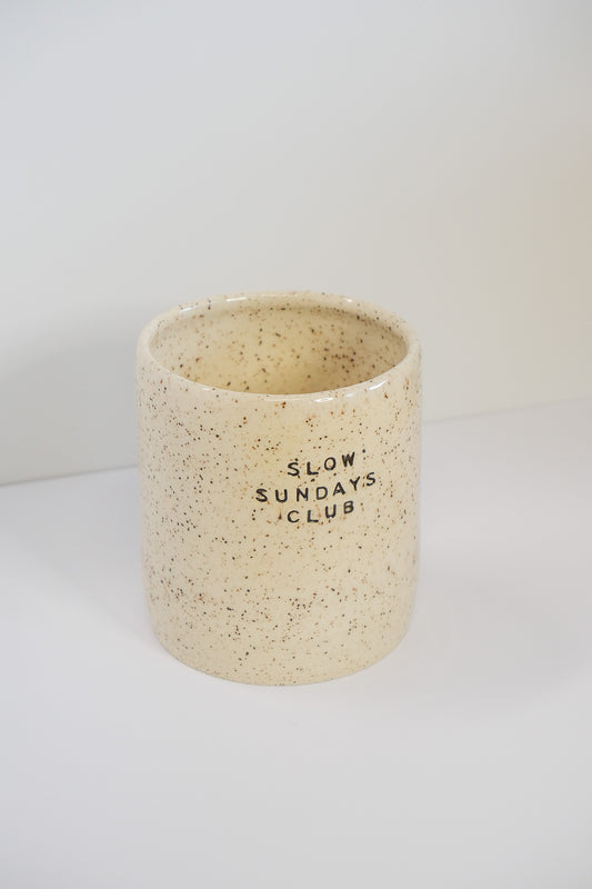 'slow sunday club' dimple cup