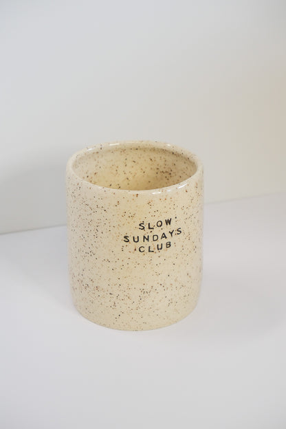 'slow sunday club' dimple cup