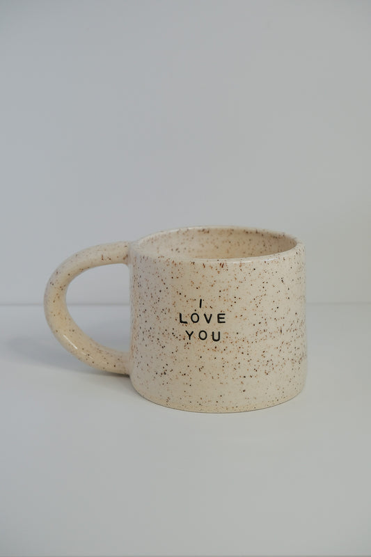 'i love you' mini mug