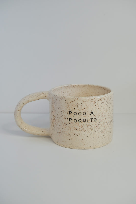 'poco a poquito' mini mug