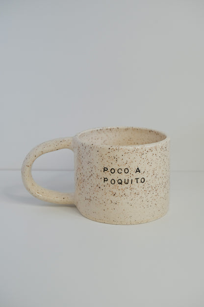'poco a poquito' mini mug