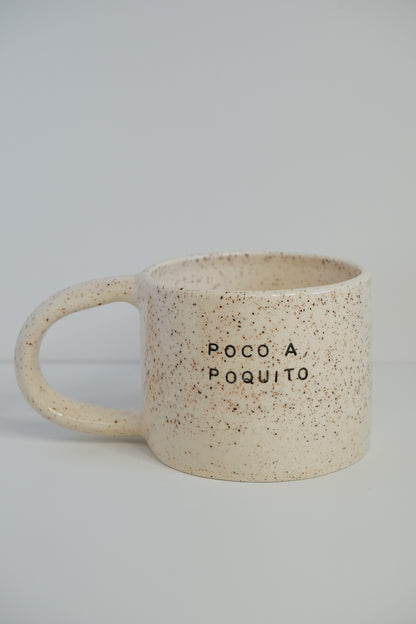 'poco a poquito' mini mug