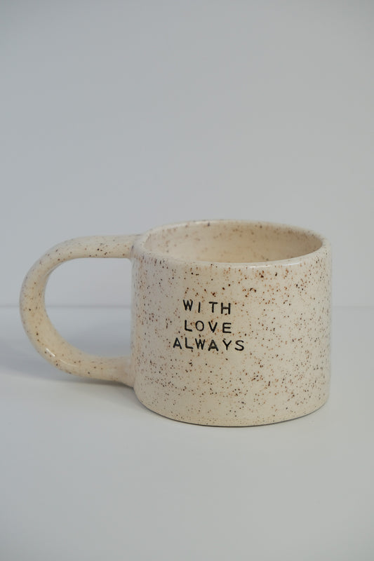'with love always' mini mug
