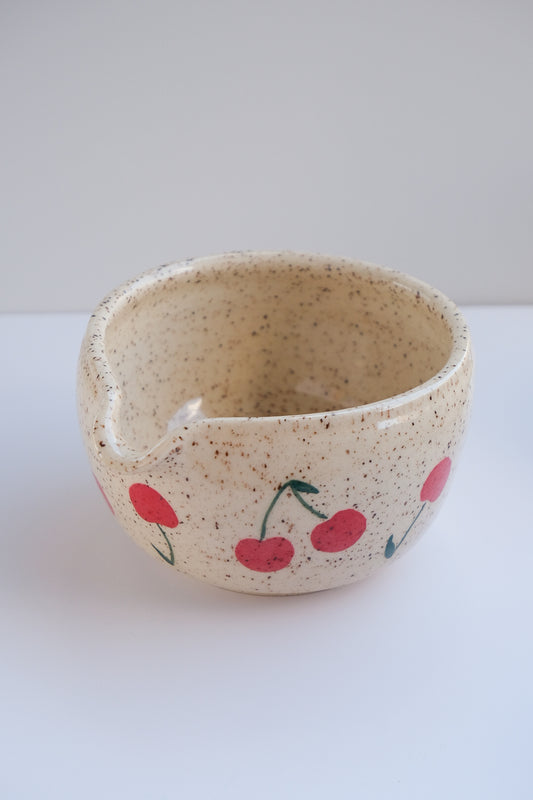 very cherry matcha bowl